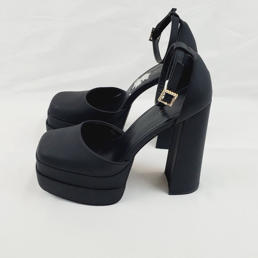 Aldo Grandle Double Platform Ankle Strap Pump - Picture 6 of 11